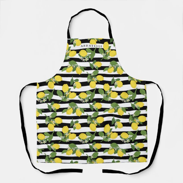 Lovely Lemons Personalize Apron (Front)
