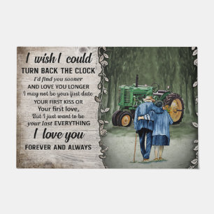 Lovely Letter To Family Doormat, Cute Quotes Doormat
