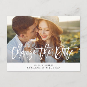 Lovely lettering photo change the date card
