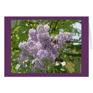 Lovely lilac blossom cards
