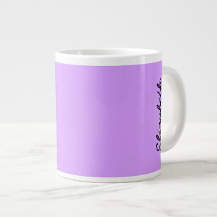 Lovely Lilac Solid Colour Large Coffee Mug