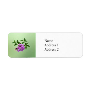 Lovely Lilacs Return Address Label