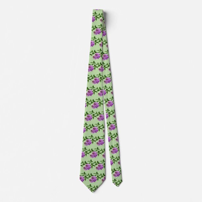 Lovely Lilacs Tie (Front)