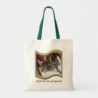 Lovely Litas Baby Squirrel Budget Tote Bag