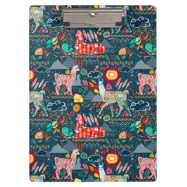 Lovely Llamas Clipboard (Front)