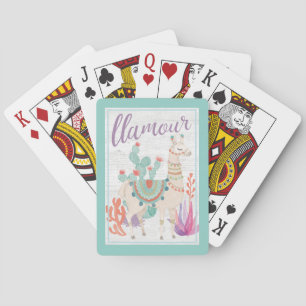 Lovely Llamas II Llamour Playing Cards