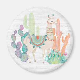 Lovely Llamas II Magnet