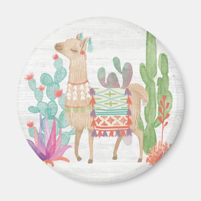 Lovely Llamas IV Magnet (Front)