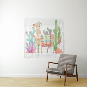 Lovely Llamas IV Tapestry