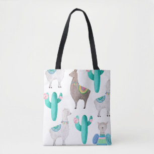 Lovely Llamas Tote Bag