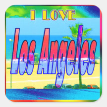 "Lovely Los Angeles 2" Sticker