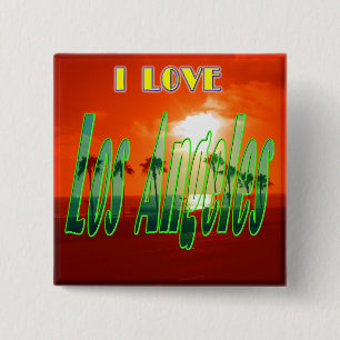 "Lovely Los Angeles" Button