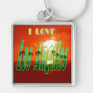 "Lovely Los Angeles" Keychain