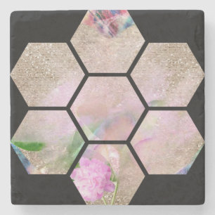 Lovely Lotus Flower Stone Coaster