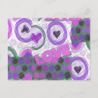 Lovely Love Heart Motif Art Print