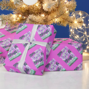 Lovely Love Heart Motif Art Print Wrapping Paper