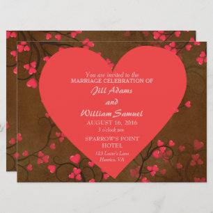 Lovely Lovers Wedding Invitation