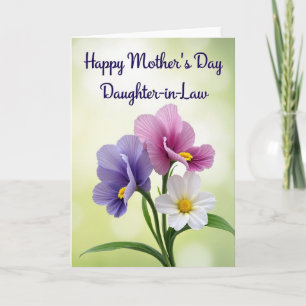 Lovely Magenta Flower Card