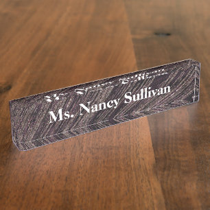 Lovely Marble Design Nameplate