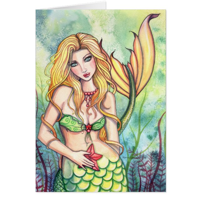 Lovely Mermaid Card by Molly Harrison (Front)