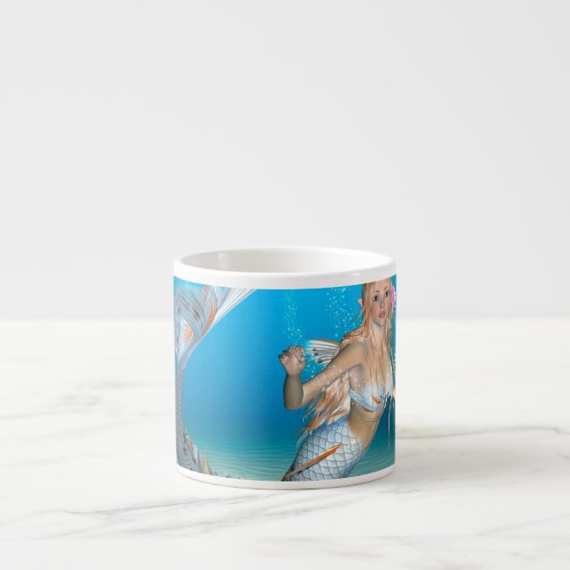 Lovely Mermaid Espresso Cup (Front)