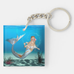 Lovely Mermaid Key Ring