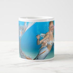 Lovely Mermaid Large Coffee Mug