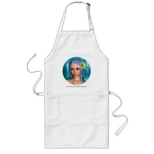 Lovely Mermaid Long Apron