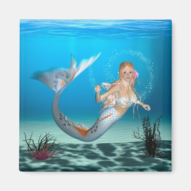 Lovely Mermaid Magnet (Front)