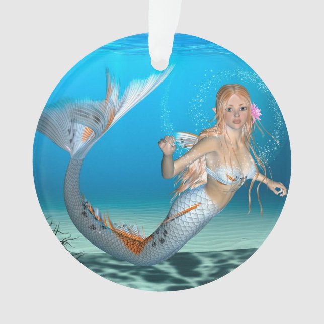 Lovely Mermaid Ornament (Front)