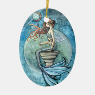 Lovely Mermaid Ornament Jade Moon