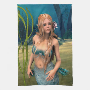 Lovely Mermaid Tea Towel