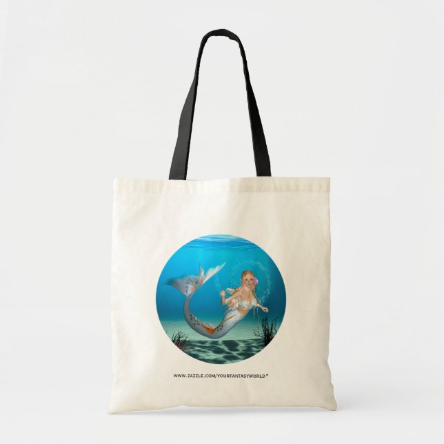 Lovely Mermaid Tote Bag (Front)