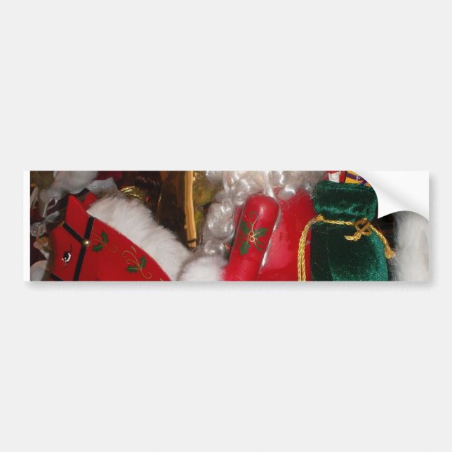 Lovely Merry Christmas Colourful Seasonal Ideas Bumper Sticker (Front)
