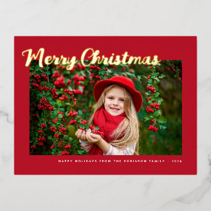 lovely merry christmas greeting card