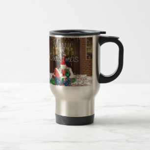 Lovely Merry Christmas holidays Travel Mug