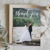 Lovely Modern Calligraphy Photo Wedding Photo