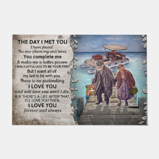 Lovely Moments Doormat, Cute Couples Doormat