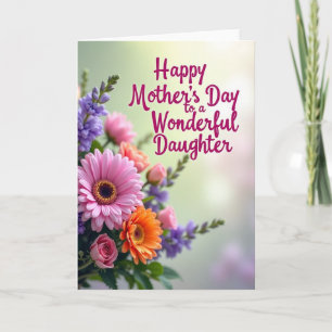 Lovely Moms Daughter Day Card