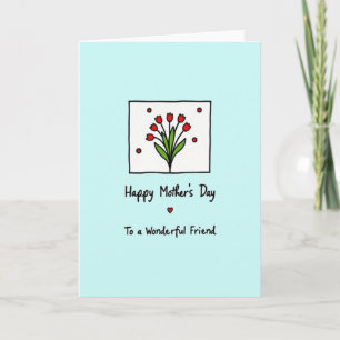 Lovely Moms Day Bouquet Card