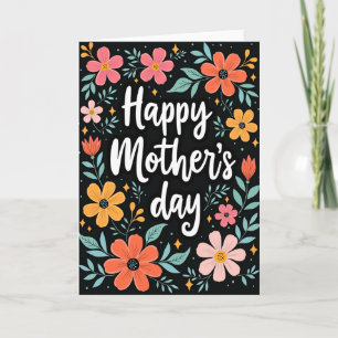 Lovely Moms Day Design Card