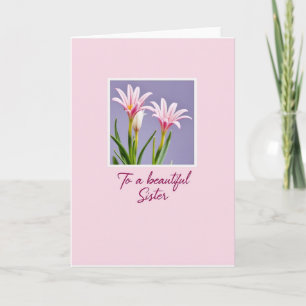 Lovely Moms Day Flower Card