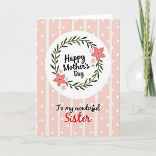 Lovely Mothers Day Emblem Card