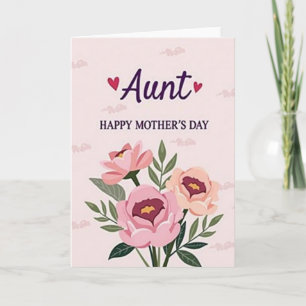 Lovely Mothers Day Hearts Card