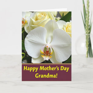 Lovely Mothers Day Orchid Card