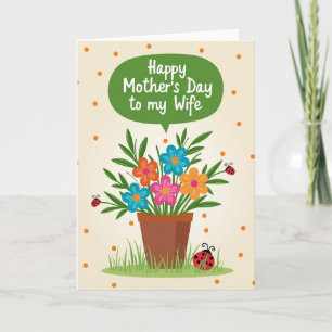 Lovely Mothers Day Pot Card