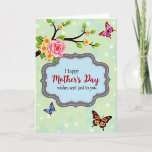 Lovely Mothers Day Rose Card