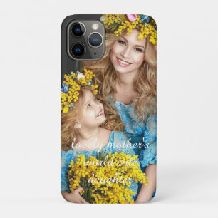 lovely mother's world cute daughter iPhone 11 pro case
