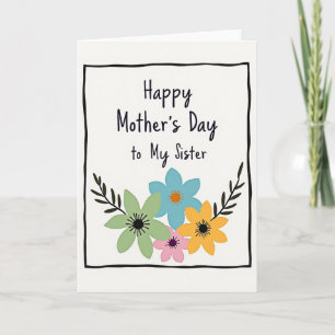 Lovely Mum Illustration Style Card