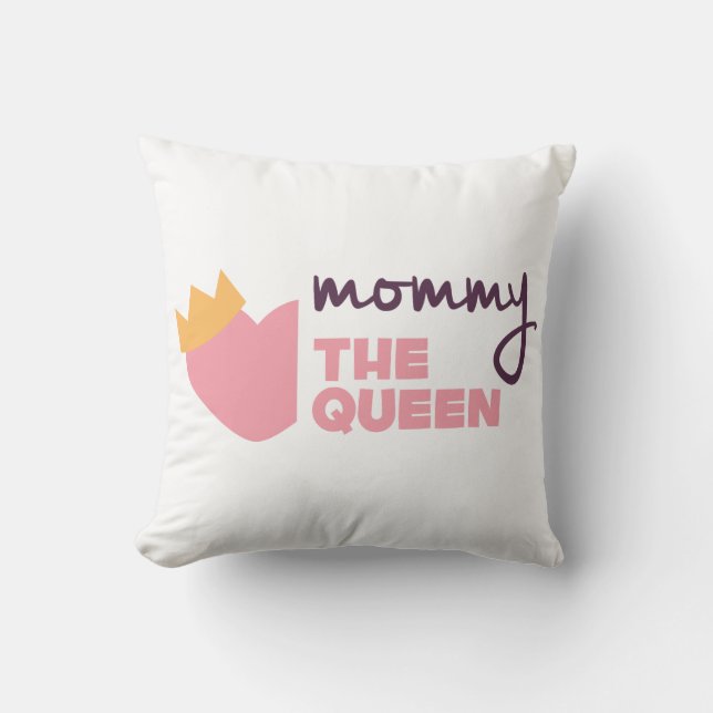 Lovely Mummy the Queen Mother's Day | Throw Pillow (Front)